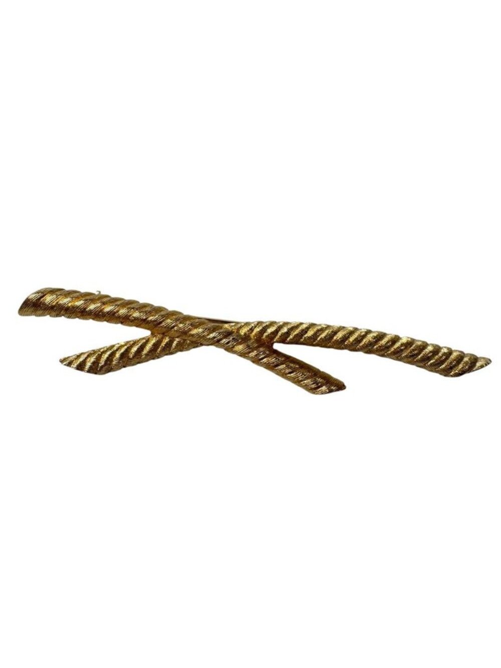 Dior Brooch Rope Twist Gold Vintage